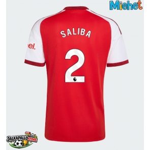 Arsenal William Saliba #2 Kotipaita 2026-27 Lyhythihainen Arsenal William Saliba #2 Kotipaita 2026-27 Lyhythihainen